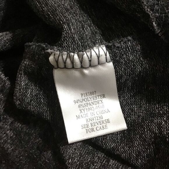 Absolutely Famous Gray Lantern Sleeve Top - Picture 6 of 7